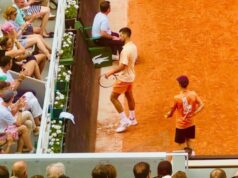 HAJDE DA PRIČAMO O NEČEM DRUGOM: Novak Đoković o ovome nije hteo da razgovara sa novinarima HAJDE DA PRICAMO O NECEM DRUGOM Novak DJokovic o ovome.jpg