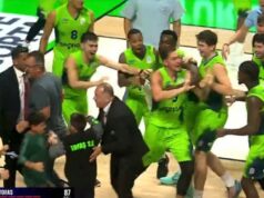 Kakvo ludilo! Trojka sa celog terena, za pobedu, posle koša nastao je haos (FOTO) Kakvo ludilo Trojka sa celog terena za pobedu posle kosa.jpg