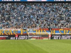 „KOSOVO JE SRBIJA, ŽIVELE RUSIJA I SRBIJA!“ Navijači Zenita na meču sa Crvenom zvezdom (FOTO) KOSOVO JE SRBIJA ZIVELE RUSIJA I SRBIJA Navijaci Zenita na.jpg