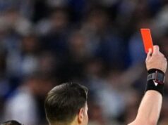 ON ĆE DELITI PRAVDU: Turčin sudi meč između fudbalera Železničara i Brage u kvalifikacijama za Ligu konferencija ON CE DELITI PRAVDU Turcin sudi mec izmedju fudbalera Zeleznicara.jpg