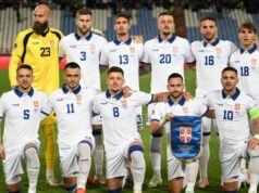 Pogledajte slavlje fudbalera Srbije posle gola Živkovića i šta je Tadić pokazao publici (FOTO) Pogledajte slavlje fudbalera Srbije posle gola Zivkovica i sta je.jpg