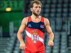 Srbija usred Albanije slavi šampiona Evrope! Georgi Tibilov osvojio zlato na Evropskom prvenstvu u rvanju! Srbija usred Albanije slavi sampiona Evrope Georgi Tibilov osvojio zlato.jpg