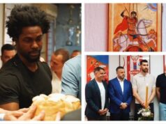 KAKVE SCENE NA MALOM KALEMEGDANU: Košarkaški klub Crvena zvezda proslavio Đurđevdan, i to kako (FOTO) KAKVE SCENE NA MALOM KALEMEGDANU Kosarkaski klub Crvena zvezda proslavio.jpg