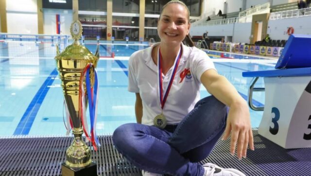 PRVA DAMA NOVOSADSKOG VATERPOLA Sladjana Drezgic trener Zenskog vaterpolo.jpg