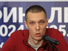 Rastanak sa titulom: Aleksa Brđović sa odbojkašima Radničkog odbranio srpski tron i otišao u ruski Olenburg Rastanak sa titulom Aleksa Brdjovic sa odbojkasima Radnickog odbranio srpski.jpg