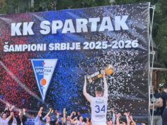 SUBOTICA DOČEKALA ŠAMPIONE! Slavlje navijača i košarkaša Spartaka nakon osvojene KLS SUBOTICA DOCEKALA SAMPIONE Slavlje navijaca i kosarkasa Spartaka nakon osvojene.jpg