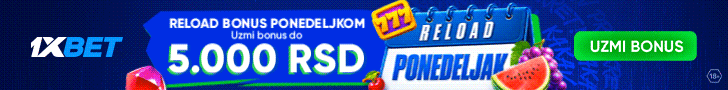 1xBet PONEDELJAK 728x90
