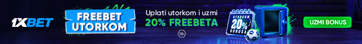 1xBet UTORAK 728x90